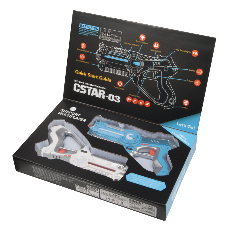 Infrared Laser Tag  Game Mega Pack - Set of 2 Players